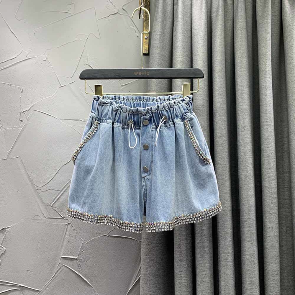 Rhinestone | Shorts con Detalles de Cristales