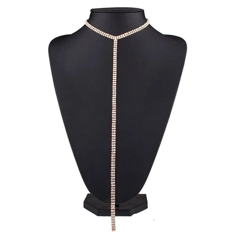 Rhinestone | Gargantilla de Cadena con Cristales