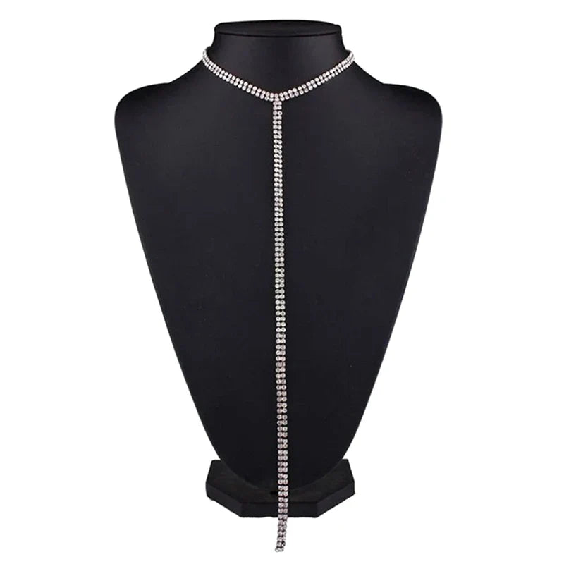 Rhinestone | Gargantilla de Cadena con Cristales