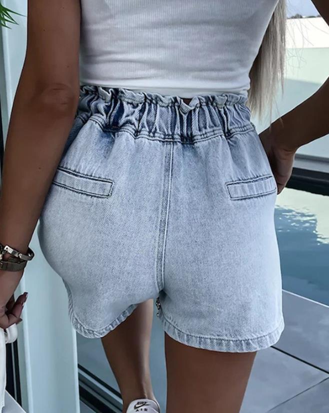 Rhinestone | Shorts con Detalles de Cristales