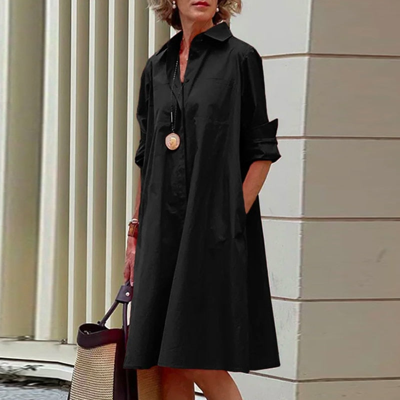 Vestido de Verano Unicolor