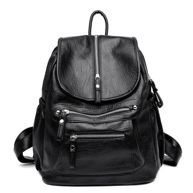Ella | Mochila Urbana de Cuero Genuino