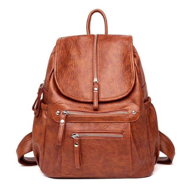 Ella | Mochila Urbana de Cuero Genuino
