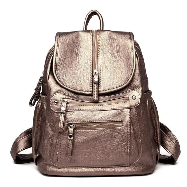 Ella | Mochila Urbana de Cuero Genuino