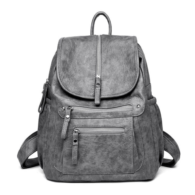 Ella | Mochila Urbana de Cuero Genuino