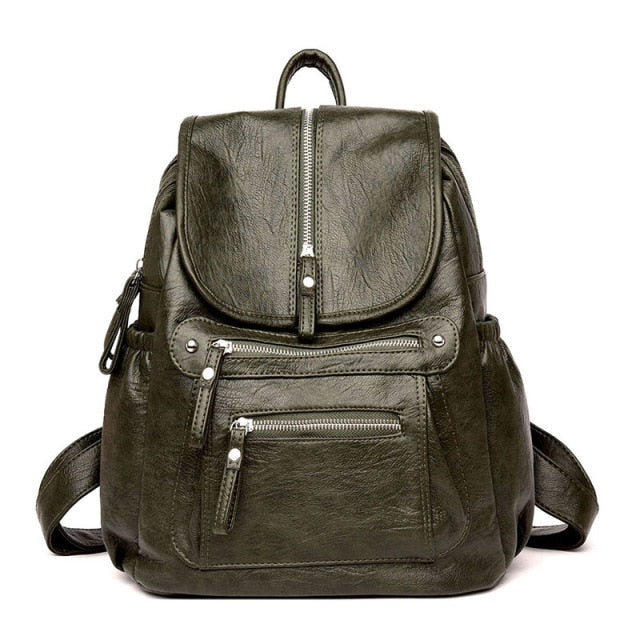 Ella | Mochila Urbana de Cuero Genuino