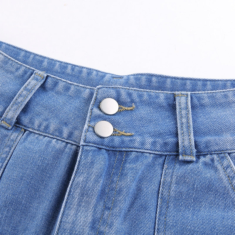 Vintage | Jeans Estilo Cargo de Corte Urbano
