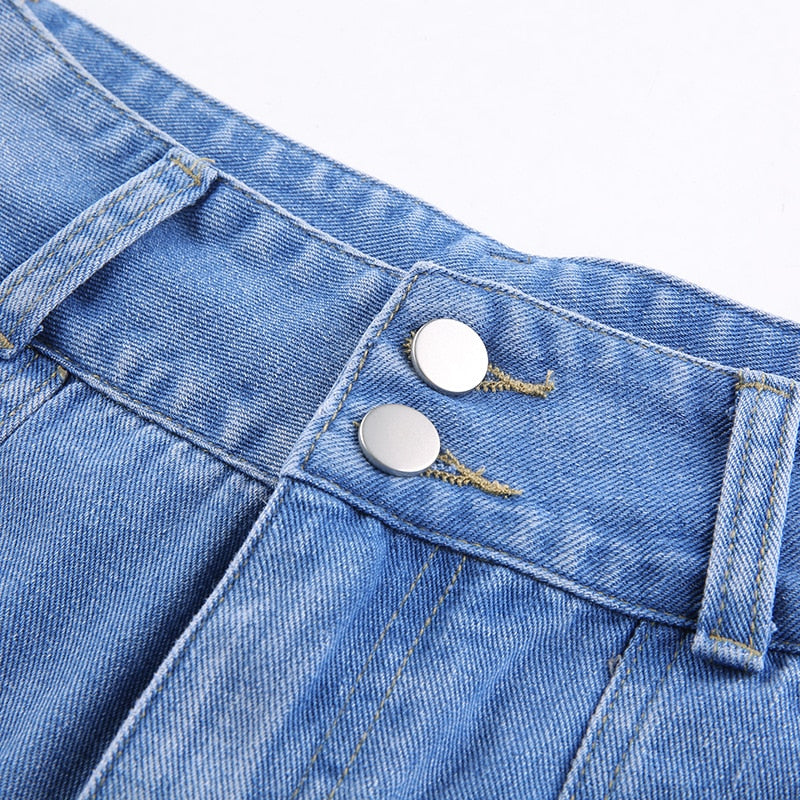 Vintage | Jeans Estilo Cargo de Corte Urbano