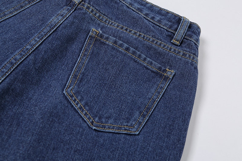 Vintage | Jeans Estilo Cargo de Corte Urbano