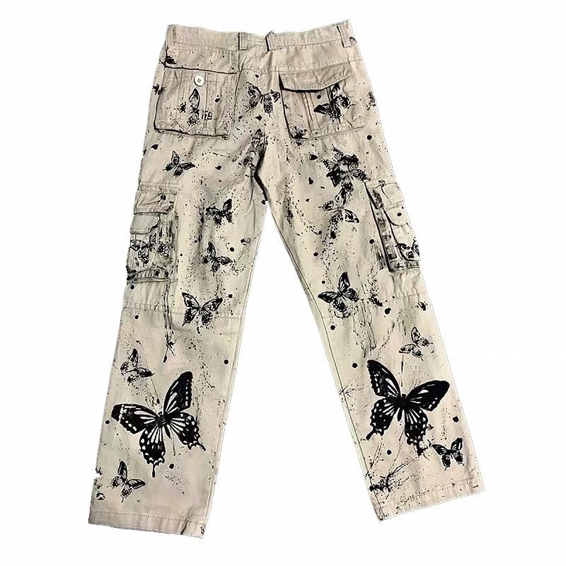 Butterfly | Pantalones Cargo Estampados de Edición Limitada